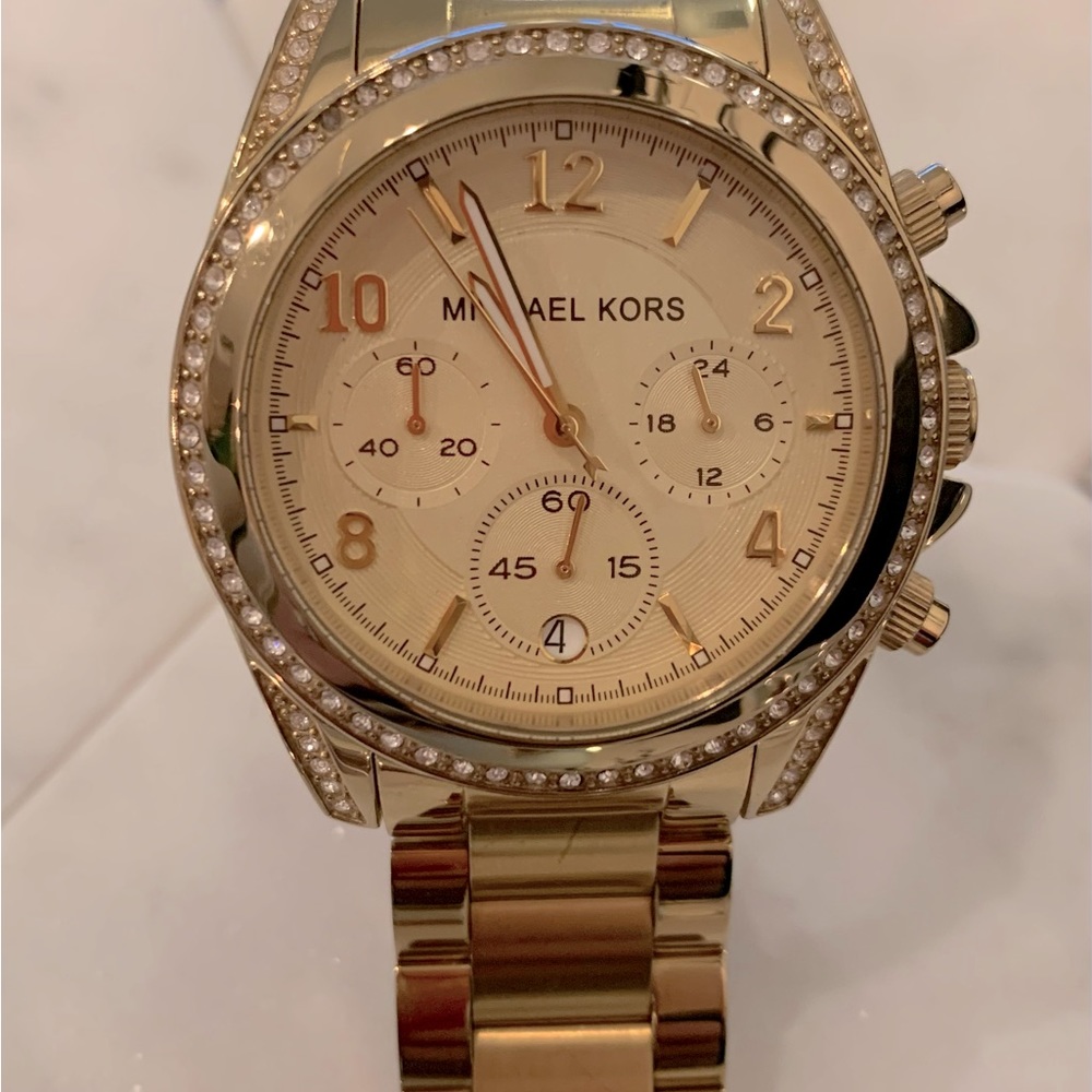 Michael Kors Goldtone Watch - Picture 2 of 6